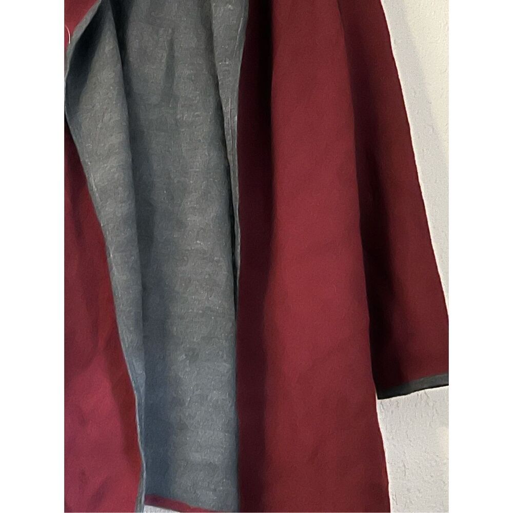Bnci by black noir wool blend red hooded sweater M - Picture 3 of 6